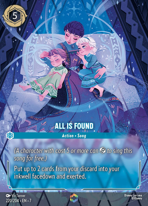 All Is Found (007-220) - Set 7: Archazia's Island - Disney Lorcana Enchanted