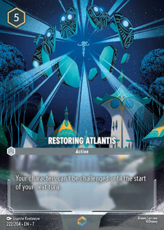 Restoring Atlantis (007-222) - Set 7: Archazia's Island - Disney Lorcana Enchanted