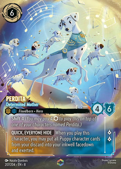 Perdita - Determined Mother (008-207) - Set 8: Reign of Jafar - Disney Lorcana Enchanted