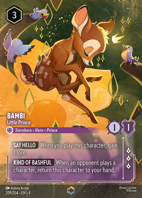 Bambi - Little Prince (008-209) - Set 8: Reign of Jafar - Disney Lorcana Enchanted
