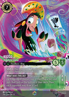 Kuzco - Impulsive Llama (008-210) - Set 8: Reign of Jafar - Disney Lorcana Enchanted