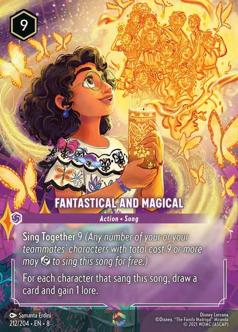 Fantastical and Magical (008-212) - Set 8: Reign of Jafar - Disney Lorcana Enchanted