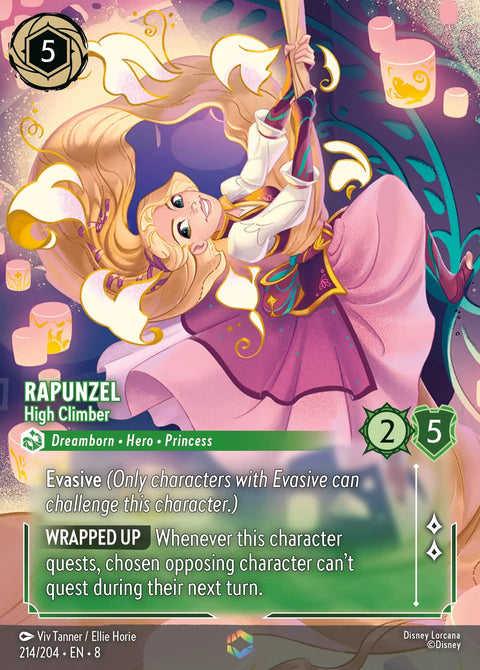 Rapunzel - High Climber (008-214) - Set 8: Reign of Jafar - Disney Lorcana Enchanted