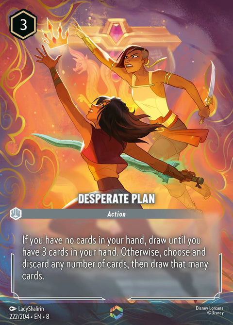 Desperate Plan (008-222) - Set 8: Reign of Jafar - Disney Lorcana Enchanted