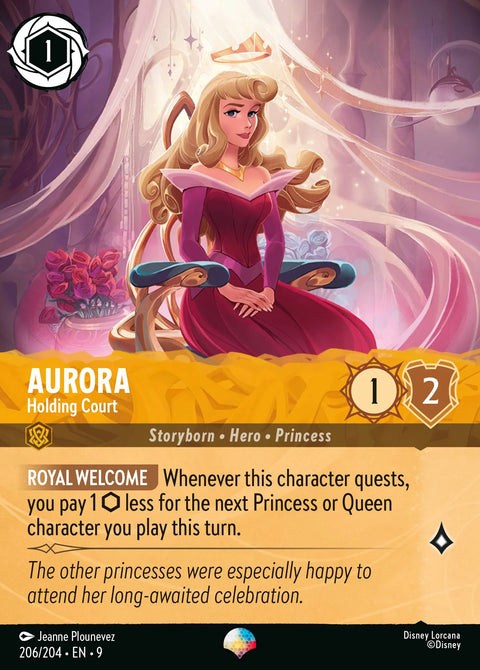 Aurora - Holding Court (009-206) - Set 9: Fabled - Disney Lorcana Epic