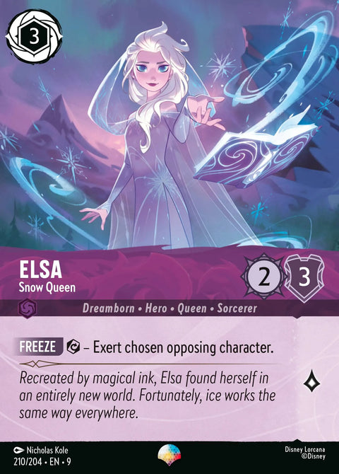 Elsa - Snow Queen (009-210) - Set 9: Fabled - Disney Lorcana Epic