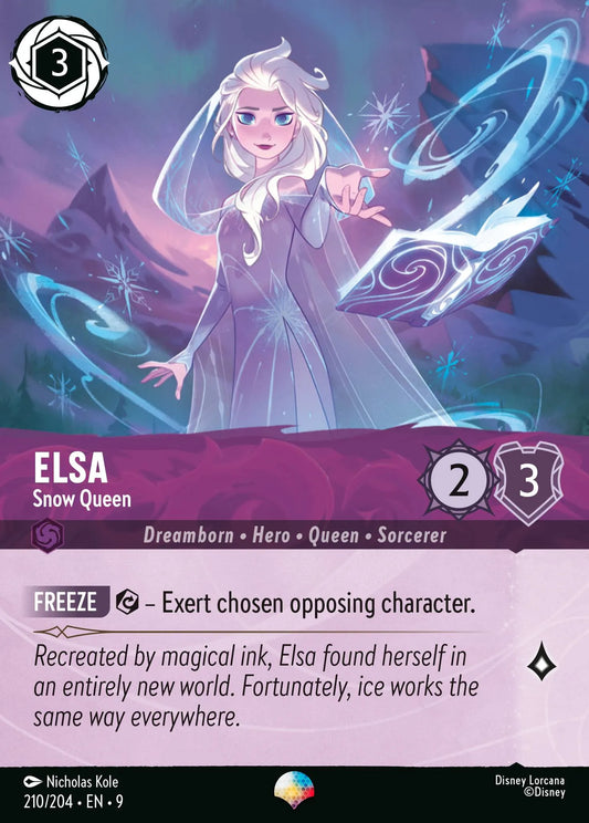 Elsa - Snow Queen (009-210) - Set 9: Fabled - Disney Lorcana Epic