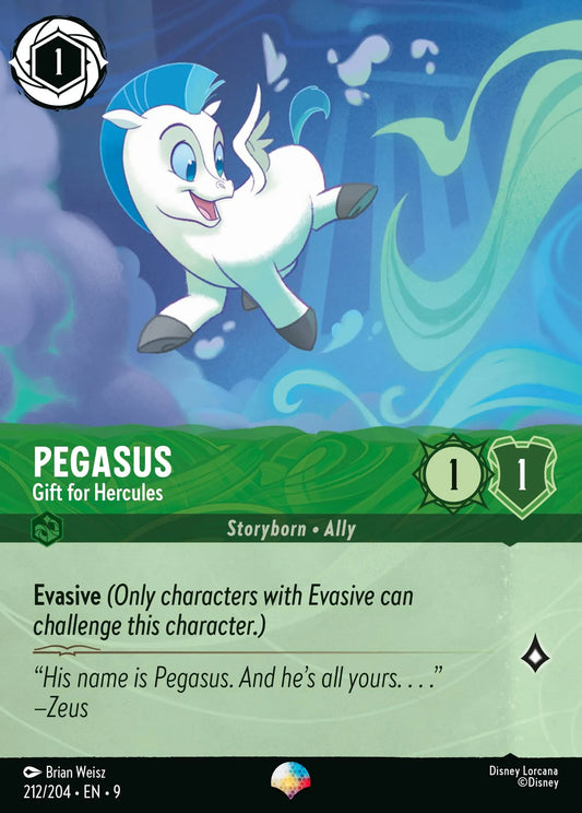 Pegasus - Gift for Hercules (009-212) - Set 9: Fabled - Disney Lorcana Epic