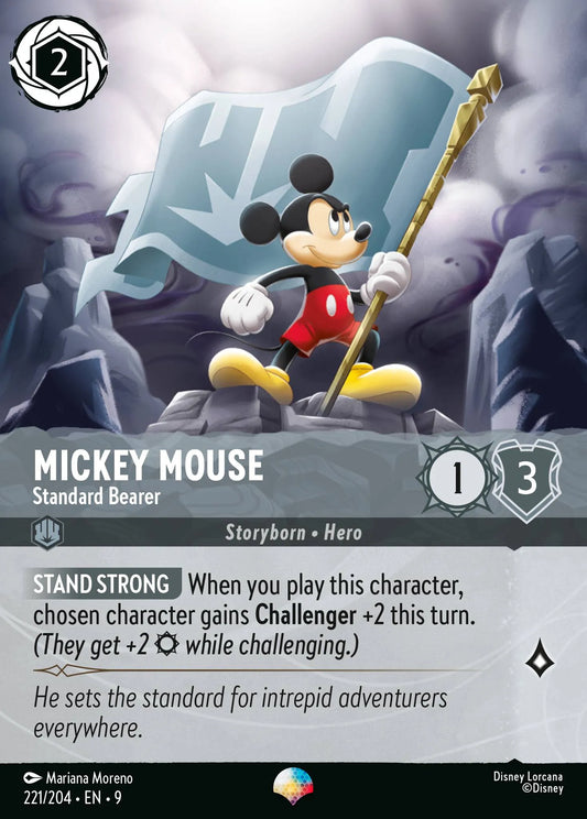 Mickey Mouse - Standard Bearer (009-221) - Set 9: Fabled - Disney Lorcana Epic