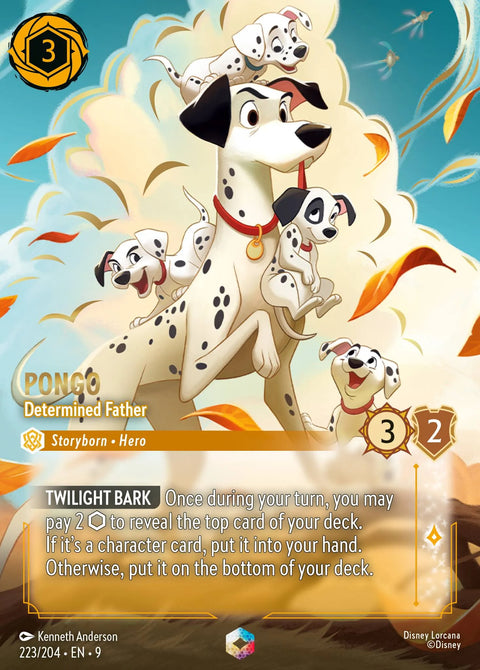 Pongo - Determined Father (009-223) - Set 9: Fabled - Disney Lorcana Enchanted