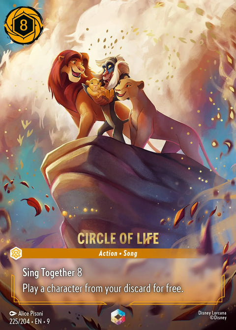 Circle of Life (009-225) - Set 9: Fabled - Disney Lorcana Enchanted
