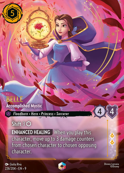 Belle - Accomplished Mystic (009-226) - Set 9: Fabled - Disney Lorcana Enchanted