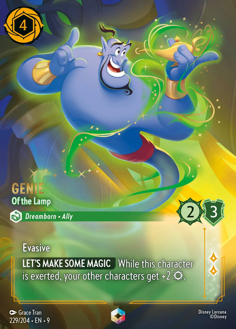 Genie - Of the Lamp (009-229) - Set 9: Fabled - Disney Lorcana Enchanted