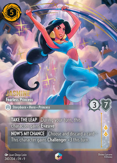 Jasmine - Fearless Princess (009-240) - Set 9: Fabled - Disney Lorcana Enchanted