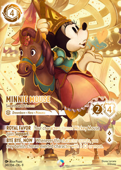 Minnie Mouse - Sweetheart Princess (009-241) - Set 9: Fabled - Disney Lorcana Iconic