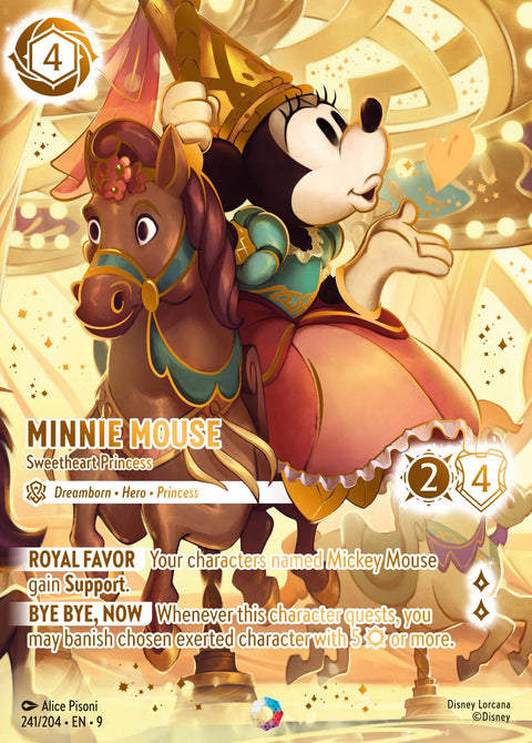 Minnie Mouse - Sweetheart Princess (009-241) - Set 9: Fabled - Disney Lorcana Iconic