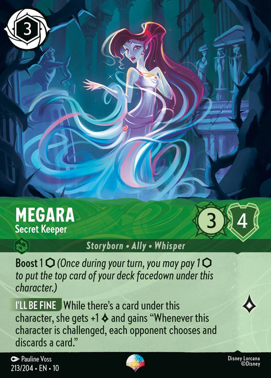 Megara - Secret Keeper (010-213) - Set 10: Whispers in the Well - Disney Lorcana Epic