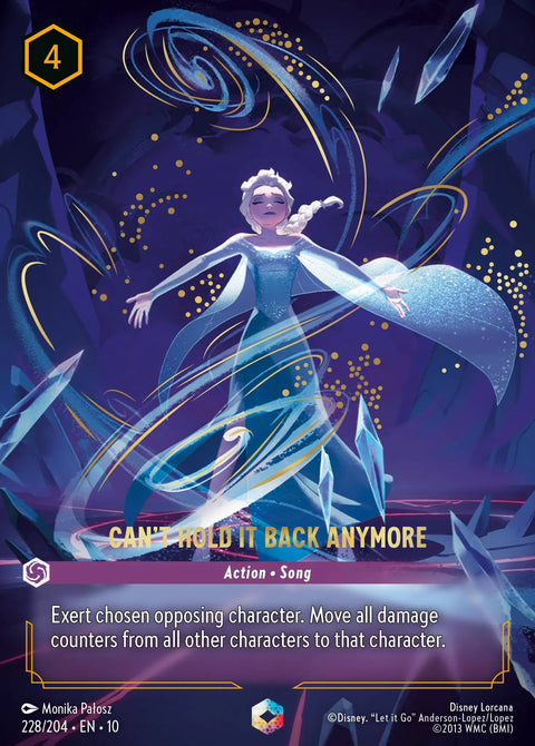 Can't Hold it Back Anymore (010-228) - Set 10: Whispers in the Well - Disney Lorcana Enchanted