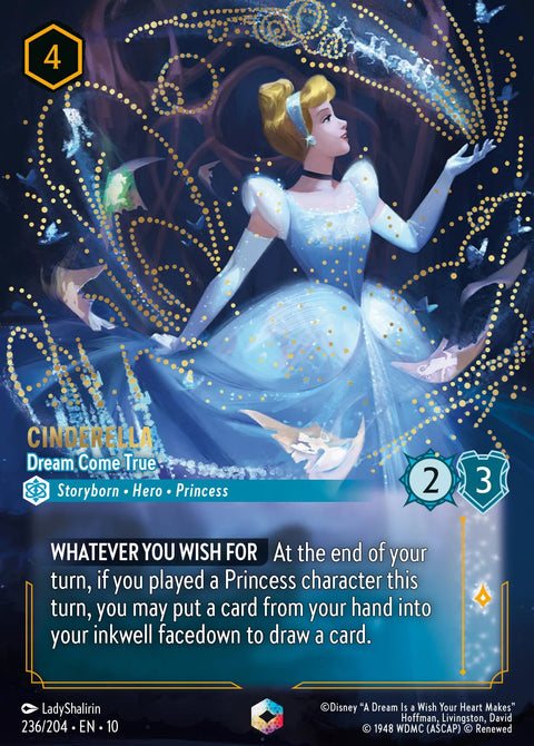 Cinderella - Dream Come True (010-236) - Set 10: Whispers in the Well - Disney Lorcana Enchanted