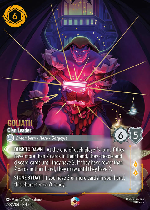 Goliath - Clan Leader (010-238) - Set 10: Whispers in the Well - Disney Lorcana Enchanted
