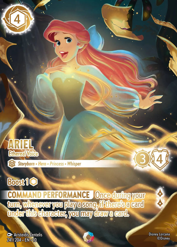 Ariel - Ethereal Voice (010-241) - Set 10: Whispers in the Well - Disney Lorcana Iconic
