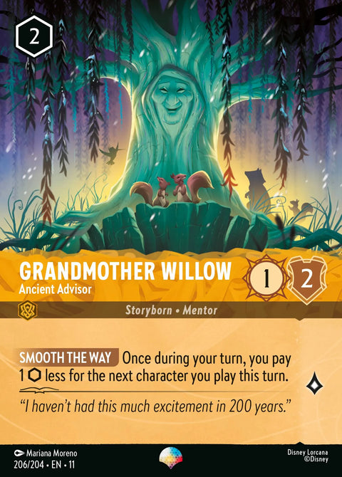 Grandmother Willow - Ancient Advisor (011-206) - Set 11: Winterspell - Disney Lorcana Epic