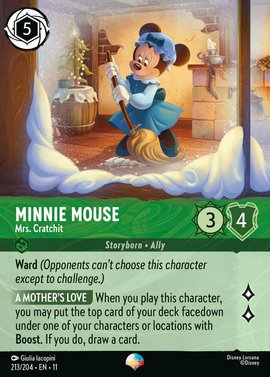 Minnie Mouse - Mrs. Cratchit (011-213) - Set 11: Winterspell - Disney Lorcana Epic