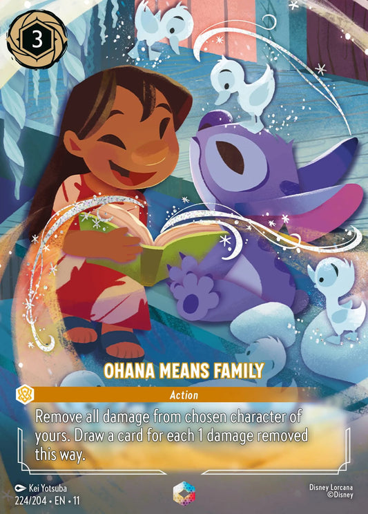 Ohana Means Family (011-224) - Set 11: Winterspell - Disney Lorcana Enchanted