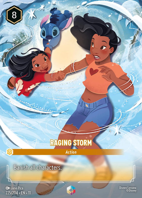 Raging Storm (011-225) - Set 11: Winterspell - Disney Lorcana Enchanted