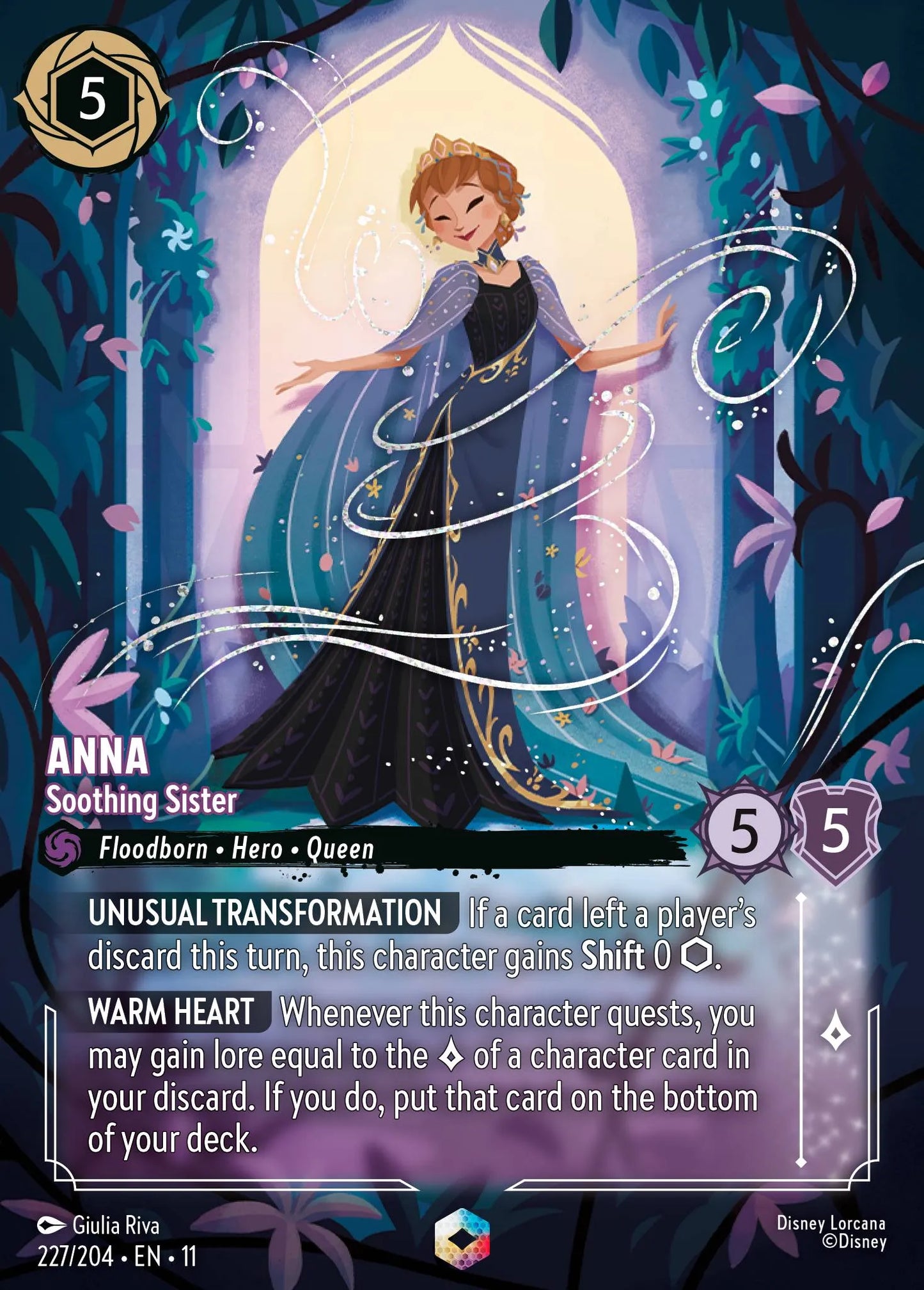 Anna - Soothing Sister (011-227) - Set 11: Winterspell - Disney Lorcana Enchanted