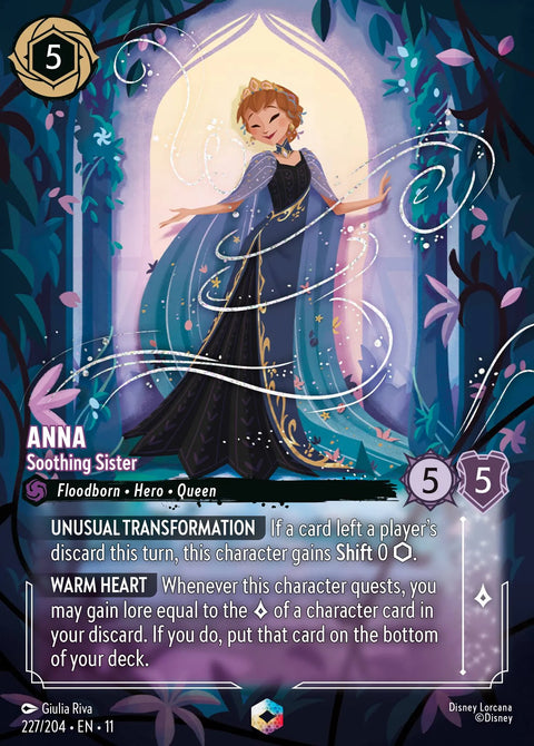 Anna - Soothing Sister (011-227) - Set 11: Winterspell - Disney Lorcana Enchanted