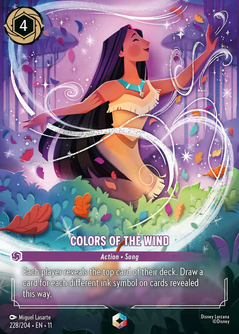 Colors of the Wind (011-228) - Set 11: Winterspell - Disney Lorcana Enchanted