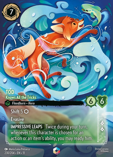 Tod - Knows All the Tricks (011-230) - Set 11: Winterspell - Disney Lorcana Enchanted