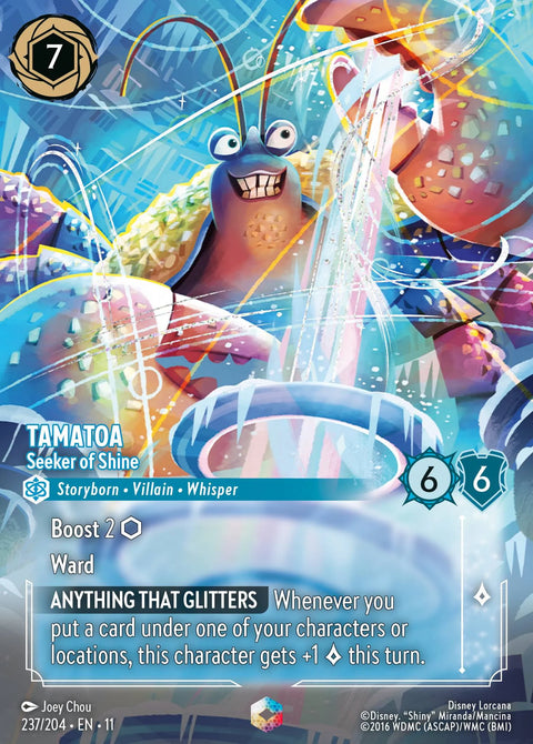 Tamatoa - Seeker of Shine (011-237) - Set 11: Winterspell - Disney Lorcana Enchanted