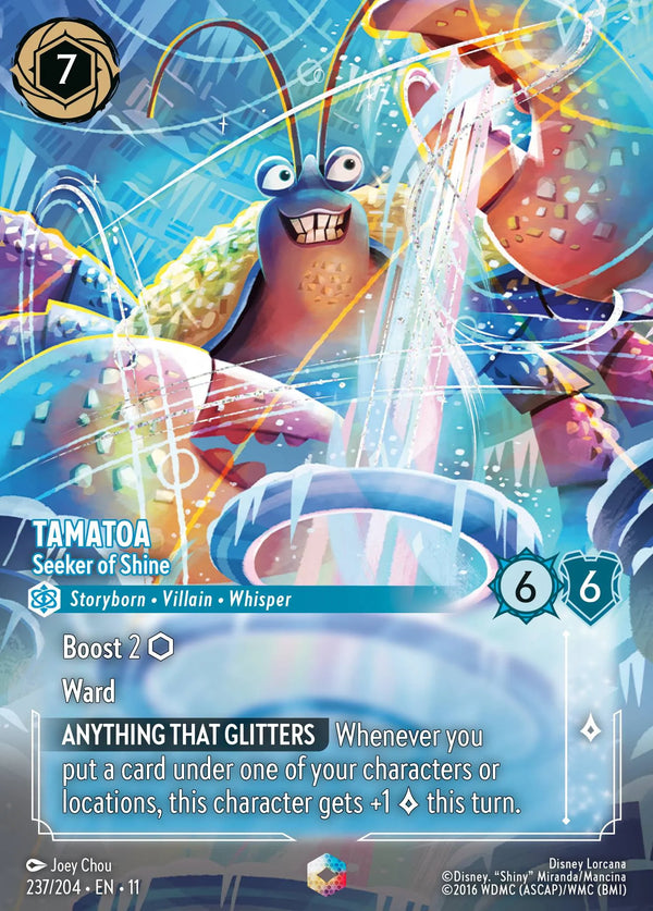 Tamatoa - Seeker of Shine (011-237) - Set 11: Winterspell - Disney Lorcana Enchanted