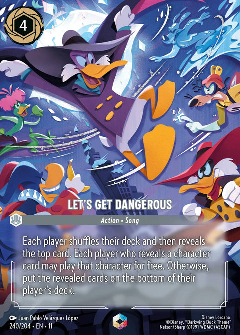 Let's Get Dangerous (011-240) - Set 11: Winterspell - Disney Lorcana Enchanted