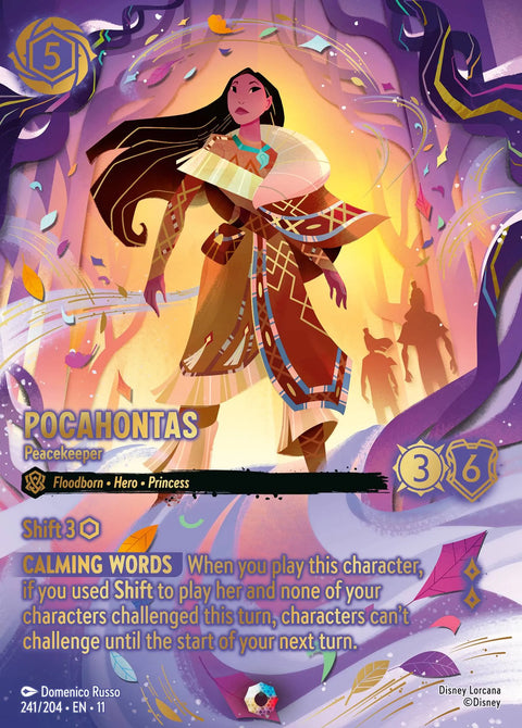 Pocahontas - Peacekeeper (011-241) - Set 11: Winterspell - Disney Lorcana Iconic