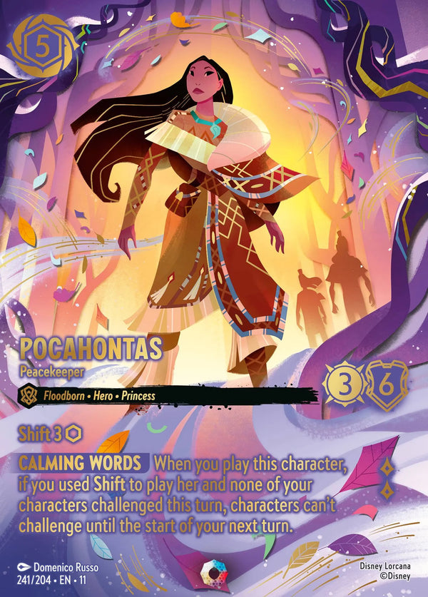 Pocahontas - Peacekeeper (011-241) - Set 11: Winterspell - Disney Lorcana Iconic