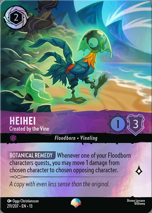Heihei - Created by the Vine (013-211) - Set 13: Attack of the Vine! - Disney Lorcana Epic