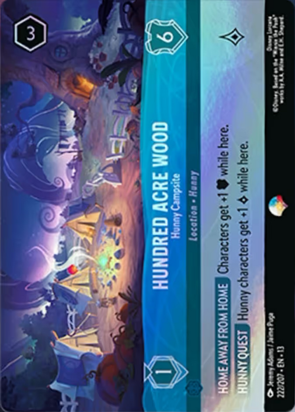 Hundred Acre Wood - Hunny Campsite (013-222) - Set 13: Attack of the Vine! - Disney Lorcana Epic
