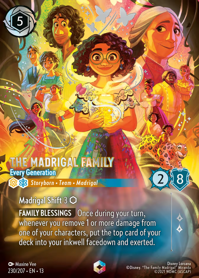 The Madrigal Family - Every Generation (013-230) - Set 13: Attack of the Vine! - Disney Lorcana Enchanted
