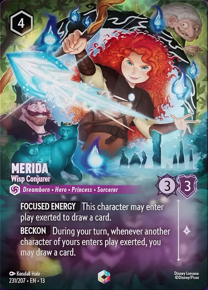 Merida - Wisp Conjurer (013-231) - Set 13: Attack of the Vine! - Disney Lorcana Enchanted