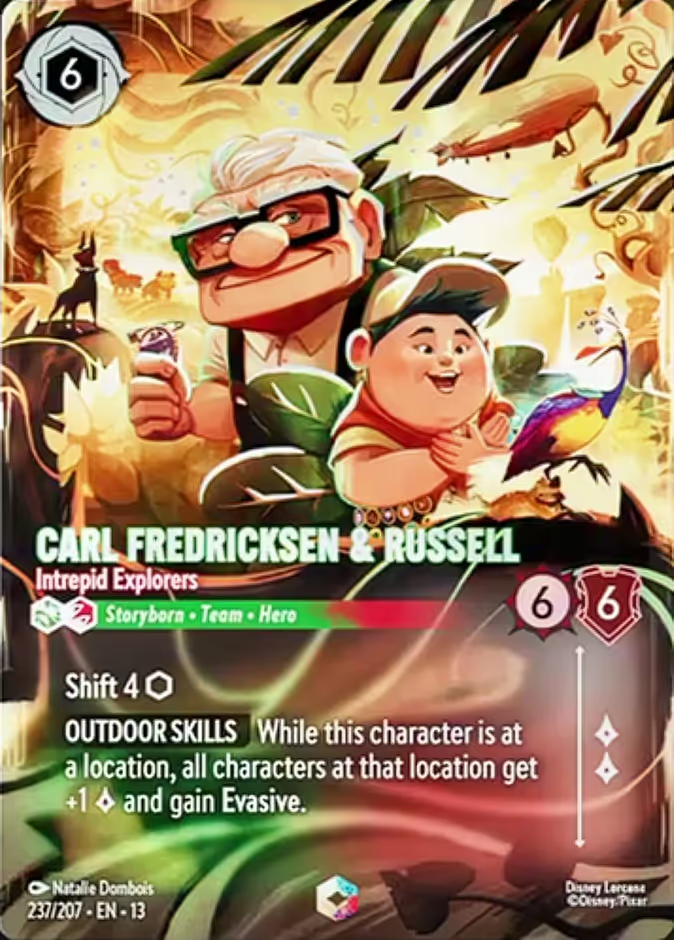 Carl Fredricksen & Russell - Intrepid Explorers (013-237) - Set 13: Attack of the Vine! - Disney Lorcana Enchanted