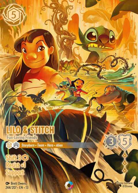 Lilo & Stitch - Fun-Loving Friends (013-244) - Set 13: Attack of the Vine! - Disney Lorcana Iconic