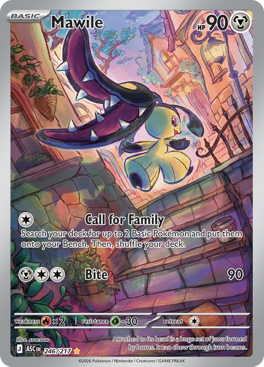 Mawile 246/217 from Ascended Heroes (ASC) - Illustration Rare English Pokémon TCG single card