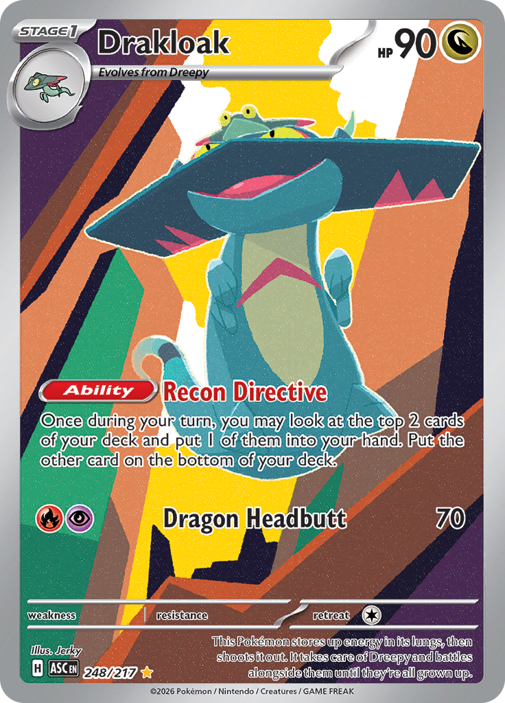 Drakloak 248/217 from Ascended Heroes (ASC) - Illustration Rare English Pokémon TCG single card