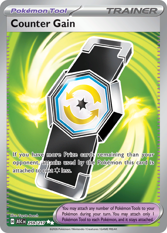 Counter Gain 259/217 from Ascended Heroes (ASC) - Ultra Rare English Pokémon TCG single card
