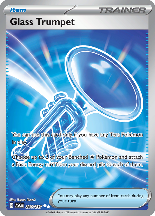 Glass Trumpet 260/217 from Ascended Heroes (ASC) - Ultra Rare English Pokémon TCG single card