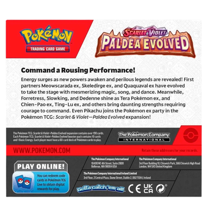 Pokémon TCG: Paldea Evolved (PAL) Booster Box - English, alternate product view 3