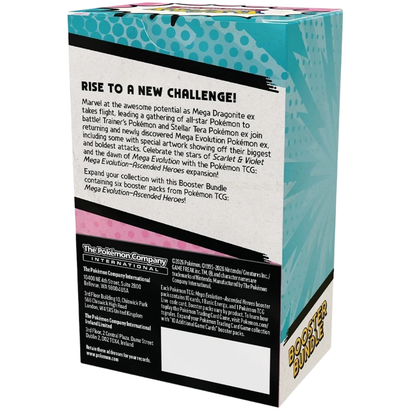Pokémon TCG: Ascended Heroes (ASC) Booster Bundle - English, back view
